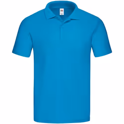Fruit Of The Loom - Polo manches courtes - Homme (Azur)