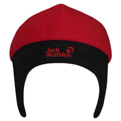 Jack Wolfskin - Bonnet d´hiver - Enfant (Rouge / Noir)