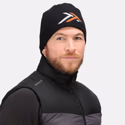 Regatta - Bonnet imperméable - Homme (Noir / Orange vif)