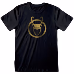 Loki - T-shirt - Adulte (Noir / Doré)