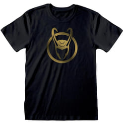 Loki - T-shirt - Adulte (Noir / Doré)