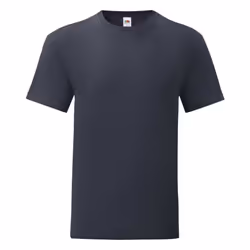 Fruit of the Loom - T-shirt ICONIC - Homme (Bleu marine foncé)