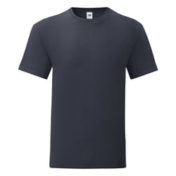 Fruit of the Loom - T-shirt ICONIC - Homme (Bleu marine foncé)