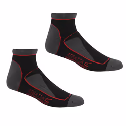 Regatta - Socquettes SAMARIS TRAIL - Femme (Noir / Rouge vif)