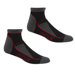 Regatta - Socquettes SAMARIS TRAIL - Femme (Noir / Rouge vif)
