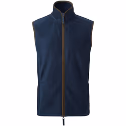 Premier - Veste sans manches ARTISAN - Homme (Bleu marine / Marron)