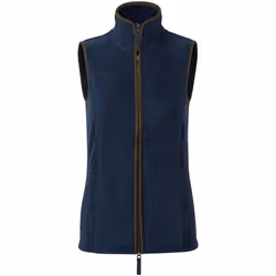 Premier - Veste sans manches ARTISAN - Femme (Bleu marine / Marron)