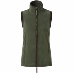 Premier - Veste sans manches ARTISAN - Femme (Vert kaki foncé / Marron)