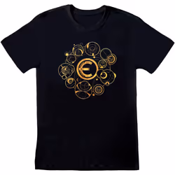 Marvel - T-shirt ETERNALS SYSTEM - Adulte (Noir)