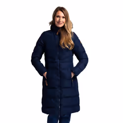 Trespass - Doudoune longue AUDREY - Femme (Bleu marine)