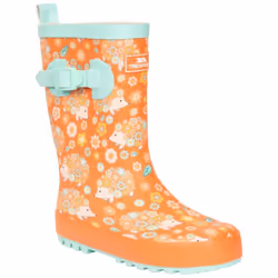 Trespass - Bottes de pluie PUDDLE - Enfant (Orange/bleu pâle)