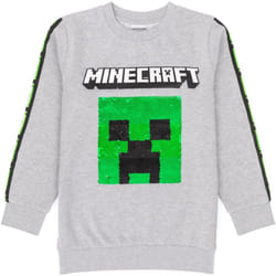 Minecraft - Sweat - Enfant (Gris)