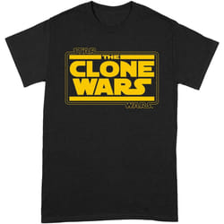 Star Wars: The Clone Wars - T-shirt REBEL LOGO - Adulte (Noir / Jaune)