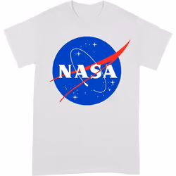 NASA - T-shirt - Adulte (Blanc / Bleu / Rouge)