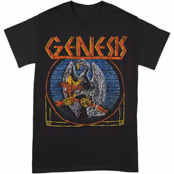 Genesis - T-shirt - Adulte (Noir / Orange / Bleu)