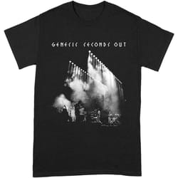 Genesis - T-shirt SECONDS OUT - Adulte (Noir / Blanc)
