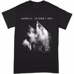 Genesis - T-shirt SECONDS OUT - Adulte (Noir / Blanc)
