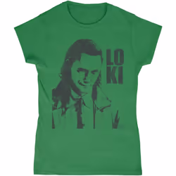 Loki - T-shirt - Femme (Vert vif / Noir)