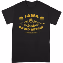 Star Wars - T-shirt DROID REPAIR - Adulte (Noir / Jaune)