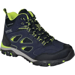 Regatta - Chaussures montantes de randonnée HOLCOMBE - Unisexe (Bleu marine/vert néon)