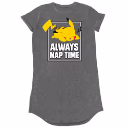 Pokemon - Robe t-shirt - Femme (Gris foncé chiné)