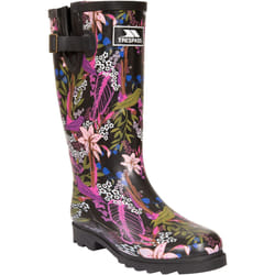 Trespass - Bottes de pluie ELENA - Femme (Noir / Vert)