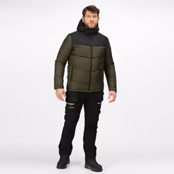 Regatta - Veste matelassée REGIME - Homme (Kaki foncé / Noir)