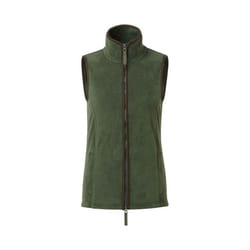 Premier - Veste sans manches ARTISAN - Femme (Vert kaki foncé / Marron)
