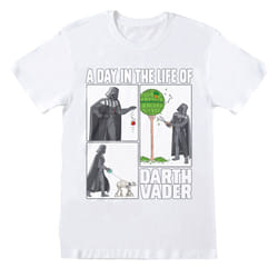 Star Wars - T-shirt DAY IN THE LIFE OF - Adulte (Blanc)
