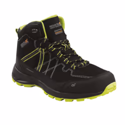 Regatta - Bottines de marche SAMARIS LITE - Homme (Noir / Vert néon)