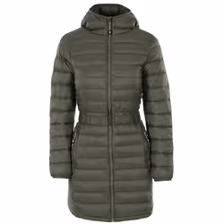 Trespass - Doudoune longue SANTUZZA - Femme (Vert kaki)