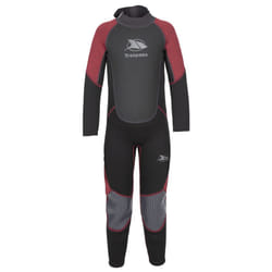 Trespass - Combinaison de plongée AMIGO 3MM - Enfant - Taille 3-4 ans (Bordeaux Chiné)