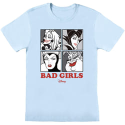 Disney - T-shirt BAD GIRLS - Adulte (Bleu)