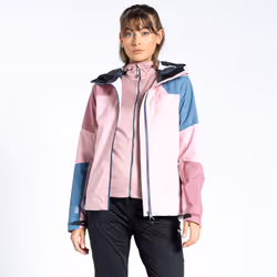 Dare 2B - Veste imperméable CHECKPOINT - Femme (Rose pâle / Rose)