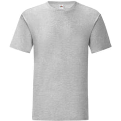 Fruit of the Loom - T-shirt ICONIC - Homme (Gris clair Chiné)