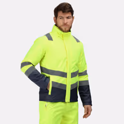 Regatta - Veste isolée - Homme (Jaune / Bleu marine)