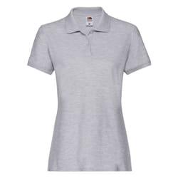 Fruit of the Loom - Polo PREMIUM - Femme (Gris chiné)