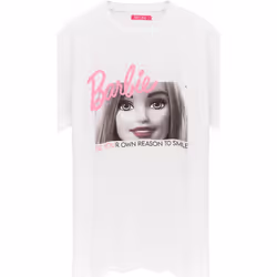 Barbie - T-shirt BE YOU - Femme (Blanc / Gris / Rose)