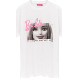 Barbie - T-shirt BE YOU - Femme (Blanc / Gris / Rose)
