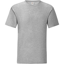 Fruit of the Loom - T-shirt ICONIC - Homme (Gris clair chiné)