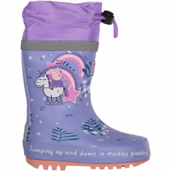 Regatta - Bottes de pluie SPLASH - Enfant (Lilas vif)