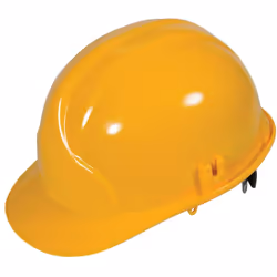 Casque de sécurité léger avec serre-nuque réglable pour un meilleur confort. Disponible en 5 couleurs différentes. Conforme à ...