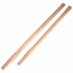 Manche de rechange en hêtre. Manche de 750 mm pour masses de 3,2 kg , manche de 900 mm pour masses de 4,5 kg et 6,4 kg.