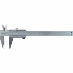 Pied à coulisse à vernier en acier haute teneur en carbone à résolution de 0-150 x 0,02 mm. Quatre prises de mesure possibles ...