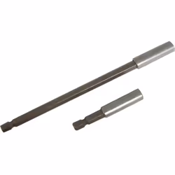 Porte-embouts magnétiques de 60 et 150 mm. La rallonge de 150 mm est idéale pour atteindre les endroits difficiles d'accès. Q ...