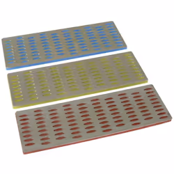 Cartes d'affûtage diamant de couleurs différentes selon le grain, pour couteaux de poche, ciseaux à bois, fraises et petit ou ...