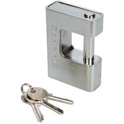 Silverline - Cadenas monobloc blindé 90 mm