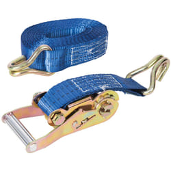 Silverline - Sangle d'arrimage haute résistance en polyester avec crochet en j 6m x 38mm - Rupture 1 500 kg