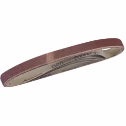 Bandes souples, corindon durable, encollage résine. Pour toutes les ponceuses à bande de 13 x 457 mm.