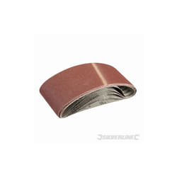 5 Bandes Papier De Verre 100 X 610 Mm Grain 80 Silverline 363320